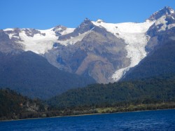 THE BEAUTIFUL YELCHO GLACIER FROM THE LAKE      