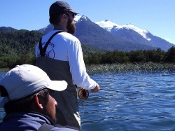 FISHING THE REEDS -- LAGO YELCHO