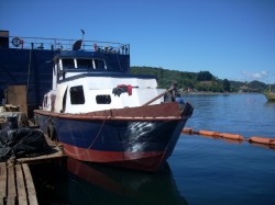 PUMA II AT SHIPYARD IN PUERTO MONTT