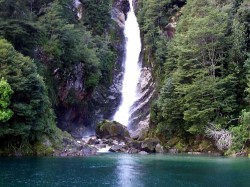 ONE OF HUNDREDS OF WATERFALLS - THOUSANDS WHEN IT RAINS