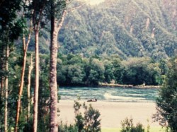 RIO YELCHO FROM FRONT PORCH OF LODGE