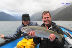 trophy rainbow yelcho lake 2012