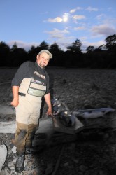 FILLING THE FREEZER FOR EMPLOYEES AT END OF FALL KING RUN
