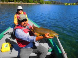 FRAN WITH TROPHY BROWN ON DRAGON