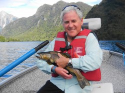 CRAIG  BANDOHOFF (HEALING WATERS) WITH NICE BROWN 