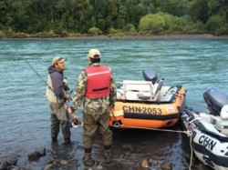 GETTING READY FOR EVENING  FISHING