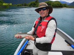 BILL POTTER (HEALING WATERS) WITH LAGO YELCHO/RIO FUTALEUFU BROOK TROUT