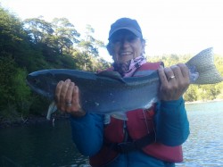 KITSI WITH HER TROPHY RAINBOW RIO YELCHO
