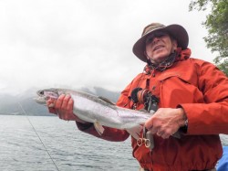 BILL POTTER (HEALING WATERS) WITH NICE RAINBOW LAGO YELCHO