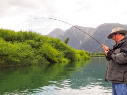 MIKE DAV8S (HEALING WATERS) BEND IN THE ROD ON THE FUTALEUTU