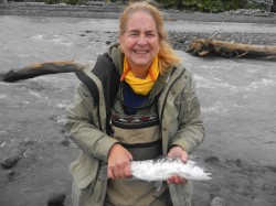 FRAN'S FIRST STEELHEAD