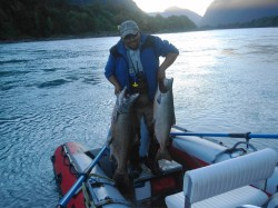DOUBLE HEADER ON CHINOOKS WITH CAPT. PATRICIO
