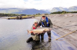 NATE WITH HIS CHINOOK FROM RIO YELCHO
