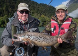 DAVE AND KURT WITH HIS MONSTER BROWN FROM RIO YELCHO
