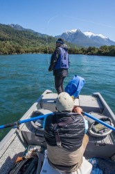 REAR CASTING PLATFORM ON LAKE SKIFF