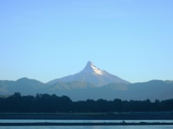 CORCOVADO VOLCANO FROM THE BAY OF CHAITEN