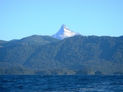 CORCOVADO VOLCANO FROM THE FJORD