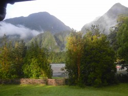 MORNING AT PUMA LODGE ON THE YELCHO RIVER