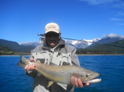 TROPHY BROWN WITH YELCHO GLACIER IN BACKGROUND