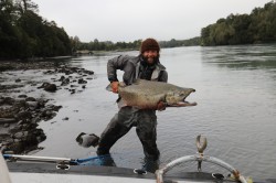 FEDERICO WITH A TURNING CHINOOK
