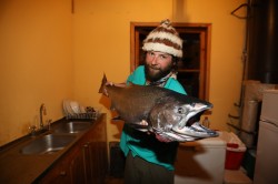 FRESH SALMON FOR STEAKS AND SASHIMI