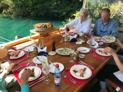 LUNCH ON PUMA II ON LAKE YELCHO