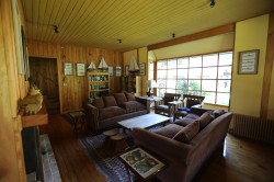 PUMA LODGE - LIVING ROOM WITH FIREPLACE