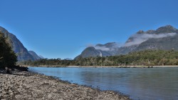 YELCHO RIVER DOWNSTREAM FROM THE LODGE