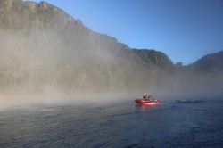 MORNING AT PUMA LODGE ON THE YELCHO RIVER