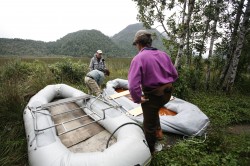 PREPARING AVON GUIDE MODELS AT LAGO NEGRO