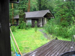 ONE OF TWO PRIVATE CABANAS - LODGE YELCHO RIVER