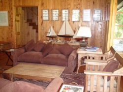 LIVING ROOM - LODGE ON YELCHO RIVER