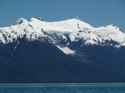 BEAUTIFUL LAKE YELCHO - NORTH (LOWER) END  WITH THE HANGING GLACIER