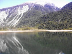 ONE OF THE SMALL LAKES ABOVE LAKE YELCHO THAT WE TAKE BOATS INTO