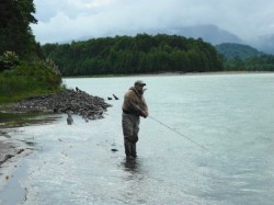 YELCHO RIVER -- SEQUENCE OF CASTING AND HOOK UP