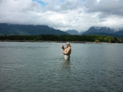YELCHO RIVER -- SEQUENCE OF CASTING AND HOOK UP
