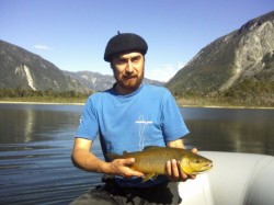 ONE OF THE SMALL LAKES ABOVE LAKE YELCHO THAT WE TAKE BOATS INTO