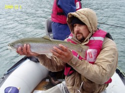 AVERAGE RAINBOW -- LAKE YELCHO -- DEC. 09