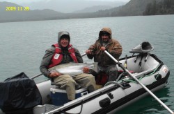 MONSTER RAINBOW - LAKE YELCHO -- FISH OF A LIFE TIME -- NOV. 09