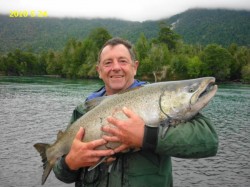 CHINOOK SALMON- 1 OF 12 CAUGHT ON 2/17/10-YELCHO RIVER (DATE ON PHOTO IS WHEN SENT TO ME