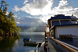 PAT FORD CAME BACK TO PUMA II  TO USE THE BATHROOM AND CHEF LUIS TOLD HIM THAT A 