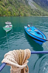 SKIFFS IN TOW BEHIND PUMA II
