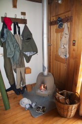 SMALL FIREPLACE IN THE CABANA-A LITTLE EXTRA TOUCH