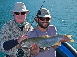 PAT FORD WITH TROPHY RAINBOW ON THE DRY -THANK YOU PAT FOR ALL OF THE FANTASTIC PHOTOS YOU TOOK THIS SEASON -YOU ARE THE BEST!